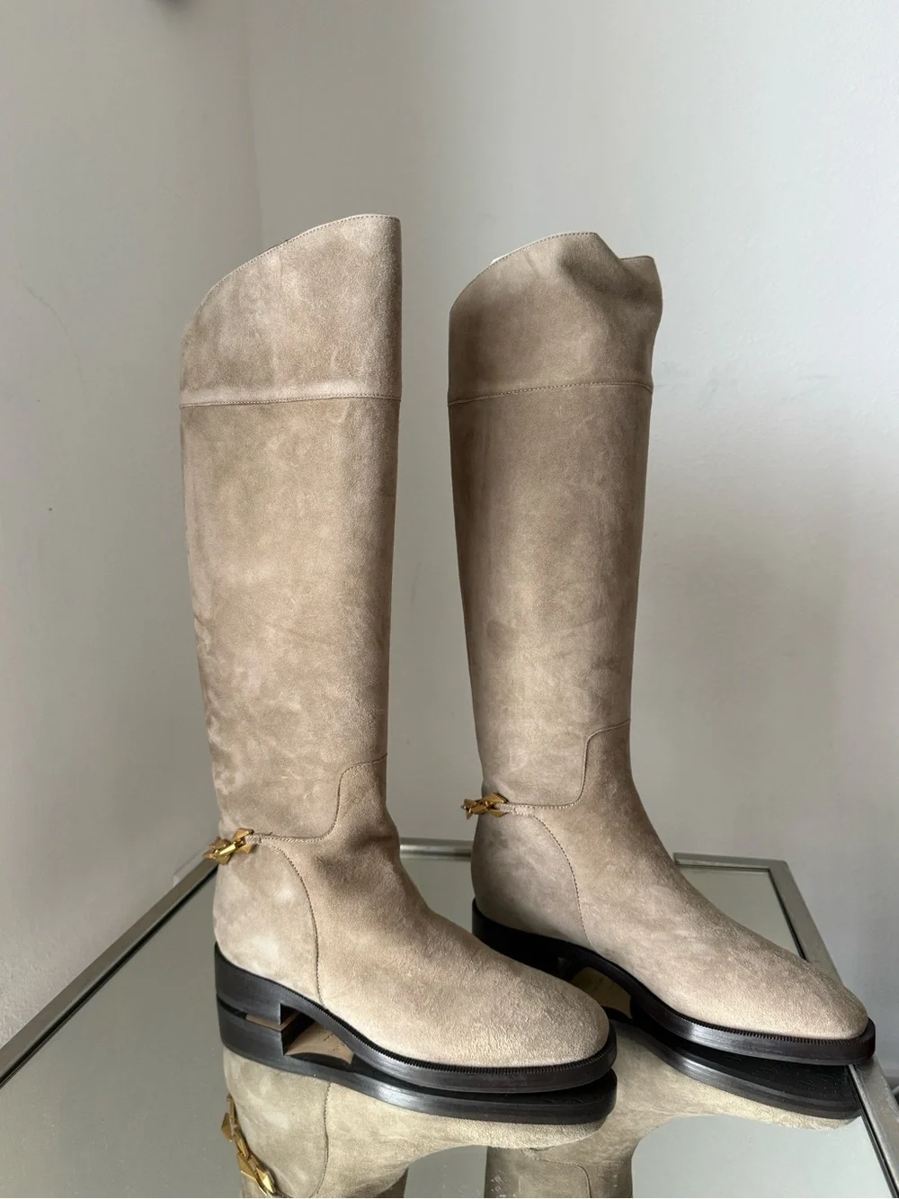 New JIMMY CHOO Nell suede knee-high boots 36.5 $1,695